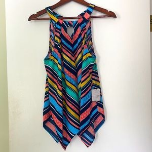 Laundry by Shelli Segal Handkerchief Hem Halter